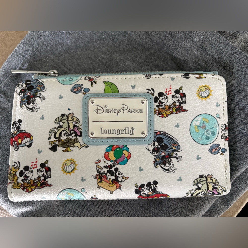Loungefly Disney Parks White Character Wallet